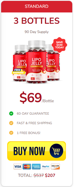 Buy Lipo Jelly 3 Bottle